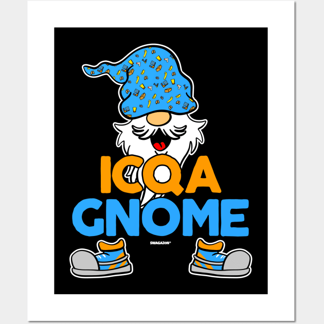 Christmas Peak Coworker Swagazon Associate ICQA Gnome Wall Art by Swagazon